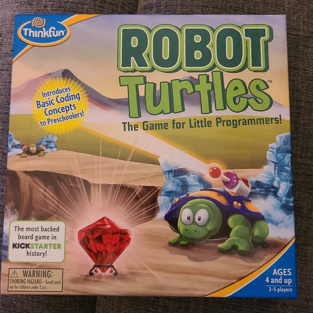 ThinkFun Robot Turtles Game for Little Programmers Introduces Coding - Complete - Picture 3 of 3